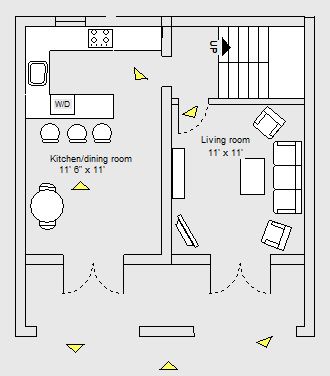 Floor plan - lower floor
