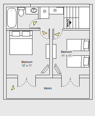 Floor plan - upper floor