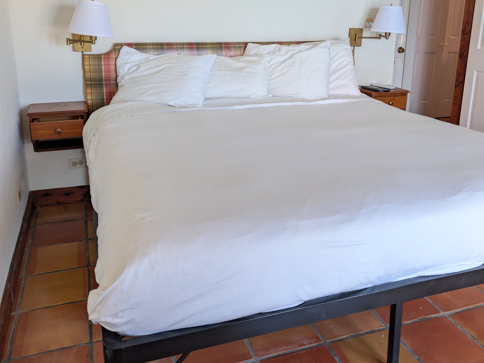 Bedroom with king bed