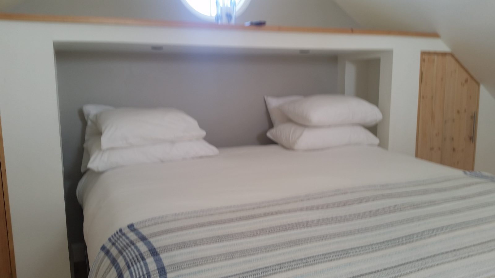 Loft bedroom with king bed